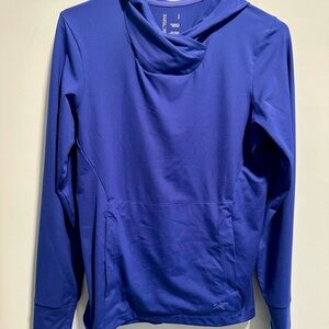Arc'teryx Royal Blue Cowl-Neck Pullover Hoodie